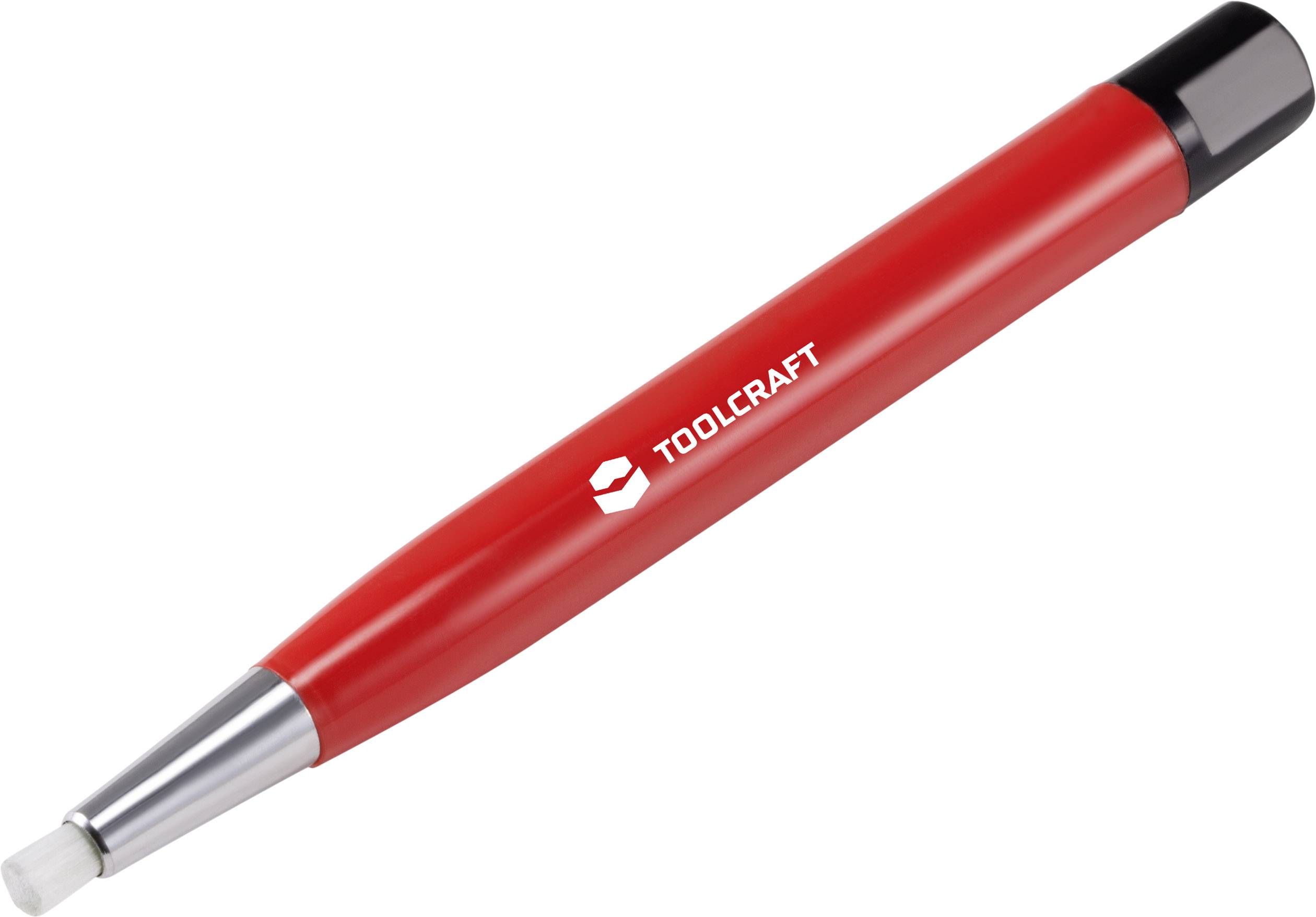 Rdeče orodje za brisanje z napisom 'TOOLCRAFT'.