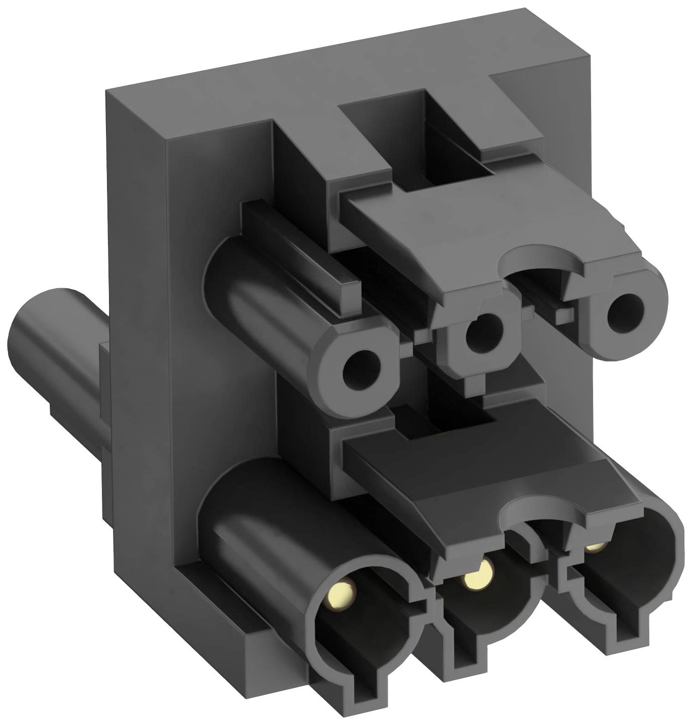 OBO Bettermann 6108086 razdelilni blok črna