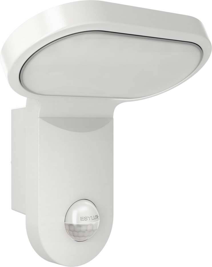 ESYLUX AOL 200 LED 3K ws EL10750809 stenska svetilka z detektorjem gibanja LED fiksno vgrajena 25 W LED bela