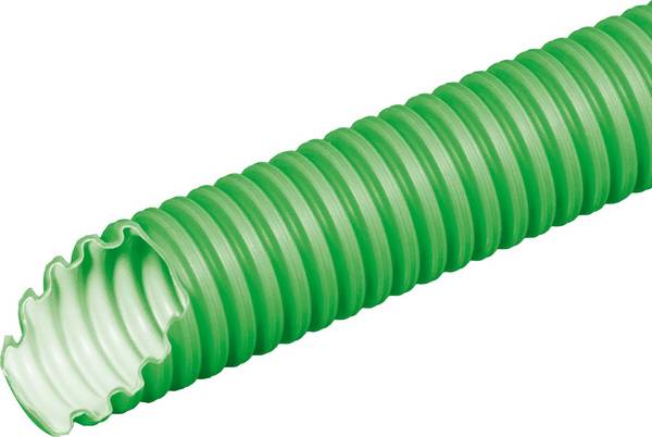 Fränkische Rohrwerke 26250020 FBY-EL-F 20 gn rebrasta cev zelena 14.9 mm 1 kos