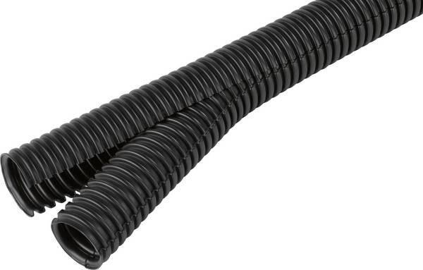 Fränkische Rohrwerke 38401002 Co-flexPP-UV 10(10m) rebrasta cev črna 8.7 mm 10 m