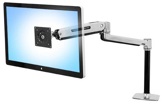 Ergotron LX Sit Stand, Desk Mount LCD Arm, Polish namizni nosilec za monitor 1 Zaslon(-i)-1