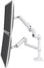 Ergotron LX Dual Arm Stacking Desk Mount namizni nosilec za monitor 2 Zaslon(-i) 38,1 cm (15") - 61 cm (24") bela nastavljiv po višini, vrtljiv nosilec, možnost nagiba, možnost obračanja