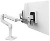 Ergotron LX Dual Arm Direct Desk Mount namizni nosilec za monitor 2 Zaslon(-i) 38,1 cm (15") - 63,5 cm (25") bela nastavljiv po višini, vrtljiv nosilec, možnost nagiba, možnost obračanja