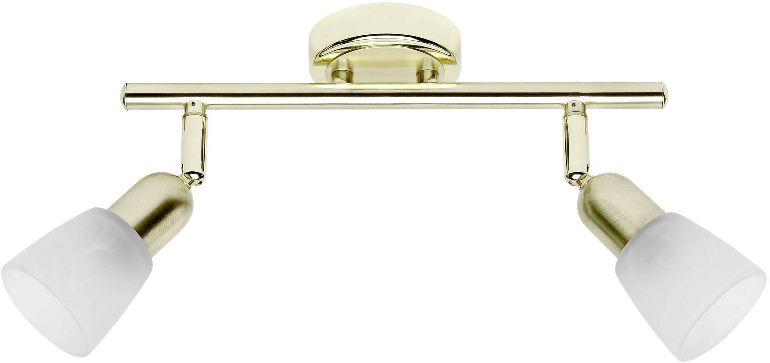 Brilliant Sofia 55313/18 stropni reflektor LED E14 80 W medenina, alabaster