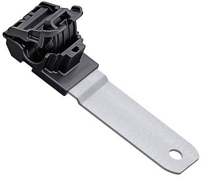 HellermannTyton RCA180LM6-PA66HIRHSUV/ST/ZN-BK pritrdilni element vijačenje 151-01639 Premer svežnja, razpon 6.20 do 13.70 mm odporen na udarce , toplotno stabiliziran, uv stabiliziran , z zatezalnim zasunom 1 kos