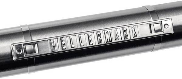 HellermannTyton SSM-SS316-ML (200) tiskani markerji iz nerjavečega jekla 540-01230