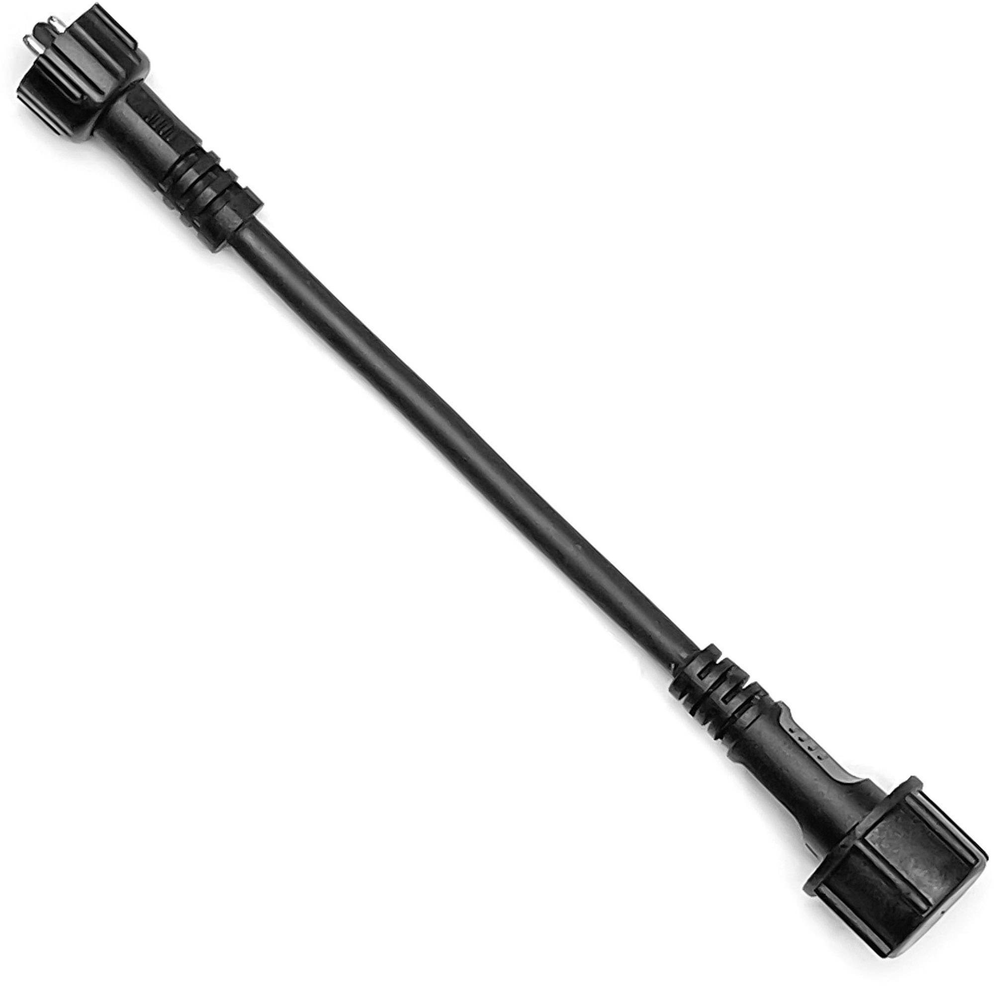 Črn adapter kabel z dvema različnima priključkoma na koncih, primeren za elektronske naprave.