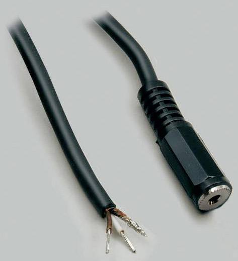 BKL Electronic klinken priključni kabel priključna doza za 2,5 mm banana moški konektor - prosti konec stereo Število pinov:3 1 kos