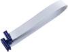 BKL Electronic 10120669 ploščati kabel Osnovna mreža: 2.54 mm 12 x 0.08 mm² siva 1 kos