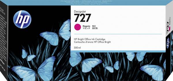 HP črnilo 727 original magenta 300 ml F9J77A 1 kos