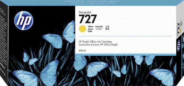HP črnilo 727 original rumena 300 ml F9J78A 1 kos
