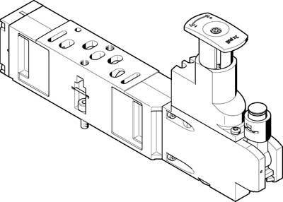 FESTO regulatorska plošča VABF-S3-1-R1C2-C-6 543525 1 kos