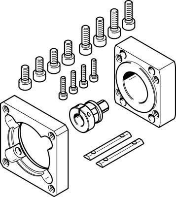 FESTO aksialni komplet 1133400 EAMM-A-R27-55A 1 kos