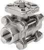 FESTO VZBA-1/2"-GG-63-T-22-F0304-V4V4T 1686636 standardni krogelni ventil 1 kos