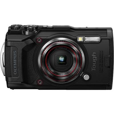 Olympus Tough TG-6 digitalna kamera 12 Milijon slikovnih pik Zoom (optični): 4 x črna  GPS, odporen na udarce, vodotesen