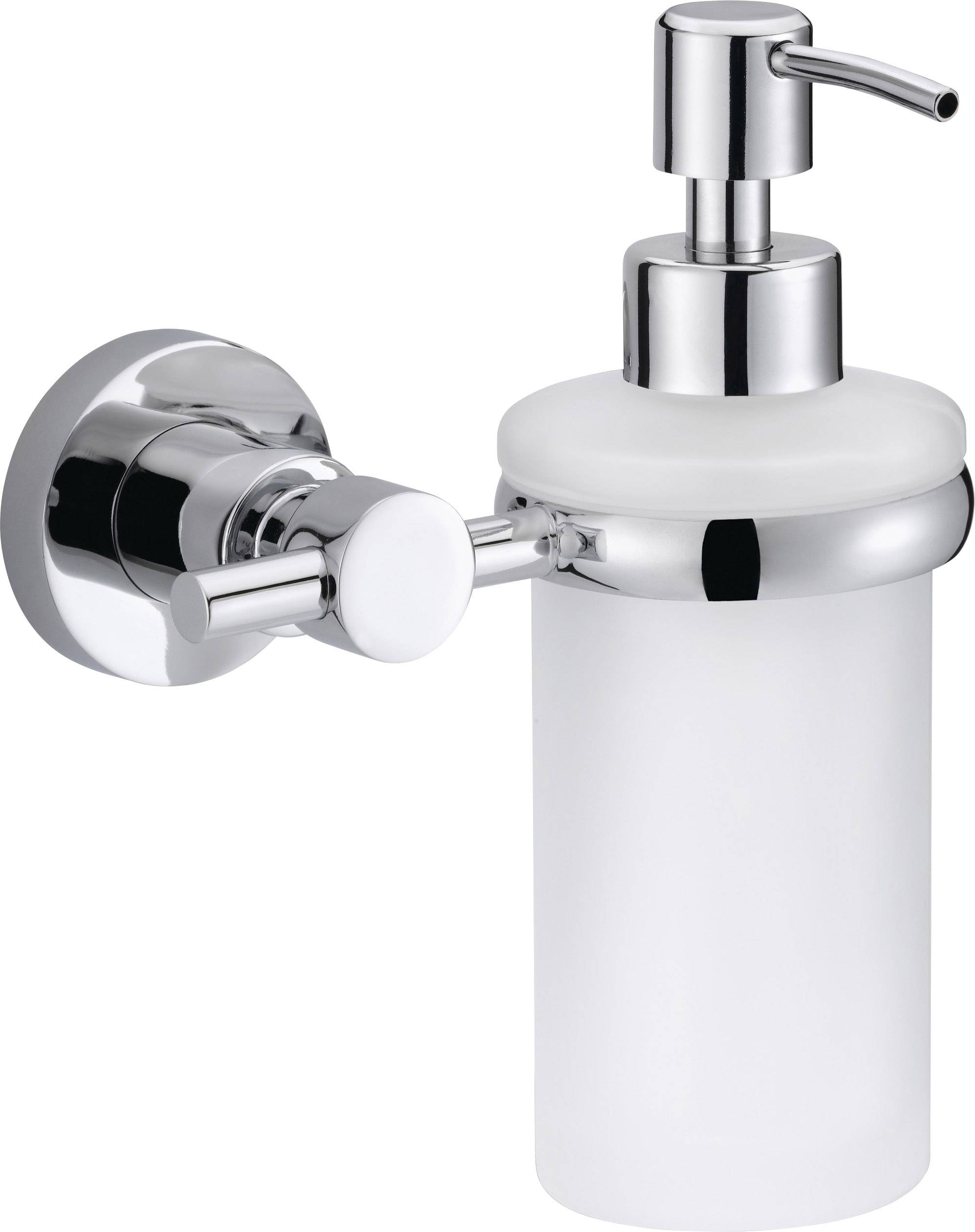 tesa LOXX 40281-00000-00 dozirnik za milo 200 ml krom (svetleč), bela (satinirana)