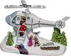 Konstsmide 4223-000 LED pokrajina helikopter z Božičkom nevtralno bela LED pisana izbirno napajanje, s stikalom