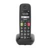 Gigaset E290 DECT/gap stacionarni brezžični telefon analogni združljivo za slušne aparate, prostoročno telefoniranje, babyphone črna
