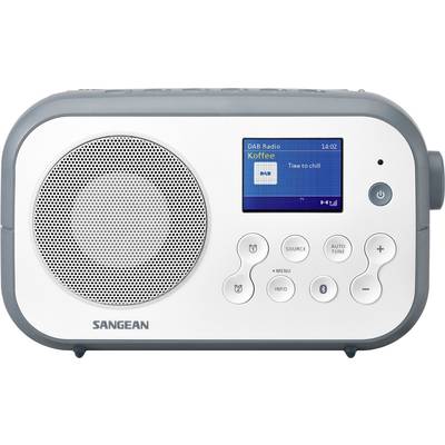 Sangean DPR-42BT White-Stone Blue prenosni radio DAB+ (1012), UKW (1014) Bluetooth   bela, kamena
