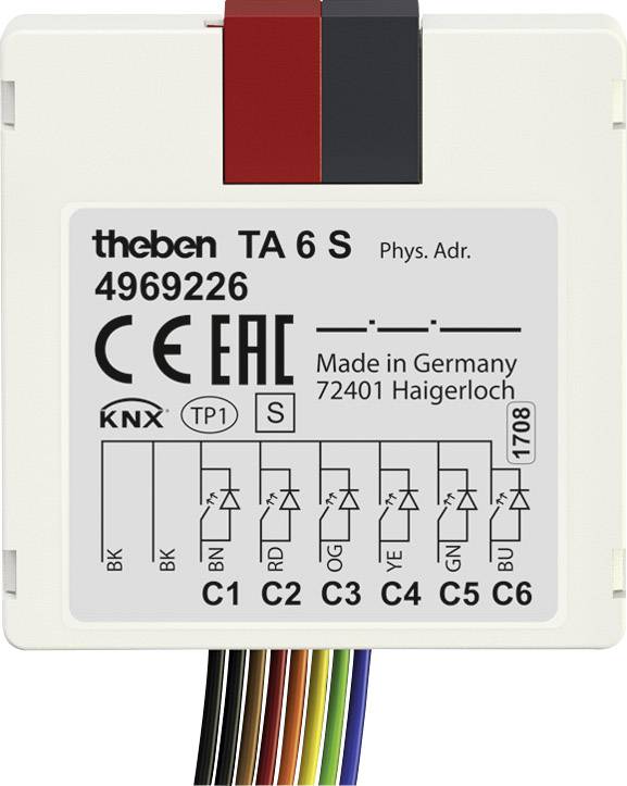 Theben KNX 4969226 binarni vhod TA 6 S KNX