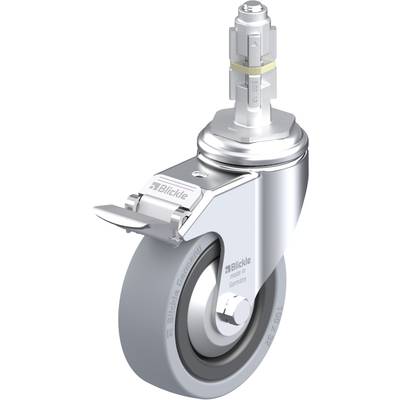 Kovinski valjčni mehanizem z zavoro in rotacijskim mehanizmom, izdelan od Blickle v Nemčiji.