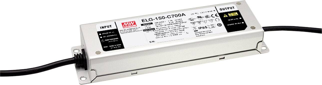 Pravokotna elektronska naprava z oznakami 'INPUT' in 'OUTPUT'. Prepoznavna kot napajalna enota.