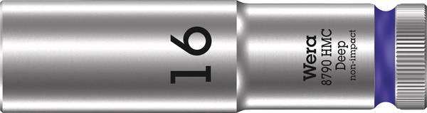 Wera 05004556001 05004556001 zunanji šestrobi nasadni ključ 16 mm 1/2" 16 mm 1 kos 1/2"