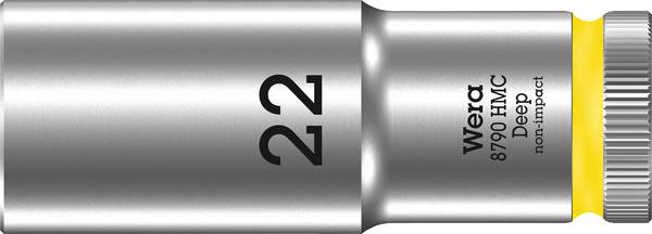 Wera 05004562001 05004562001 zunanji šestrobi nasadni ključ 22 mm 1/2" 22 mm 1 kos 1/2"