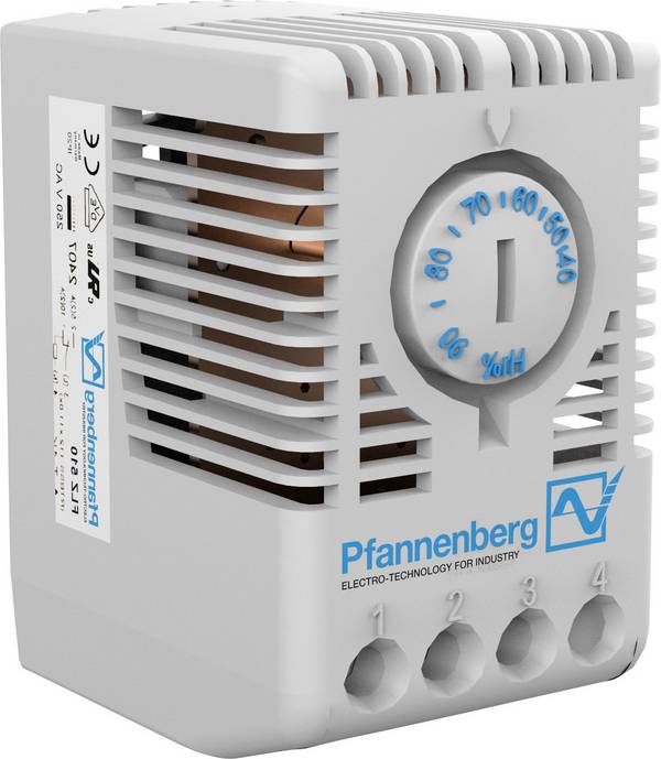 Pfannenberg higrostat FLZ 600 HYGROSTAT 40-90% r.F. 230 V/AC 1 menjalo (D x Š x V) 47 x 37 x 60 mm 1 kos