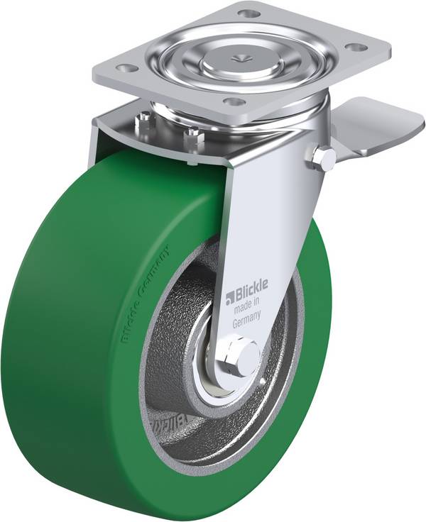 Blickle 852394 LH-GST 202K-ST vrtljivo kolo z zavoro Premer kolesa: 200 mm Nosilnost (maks.): 800 kg 1 kos