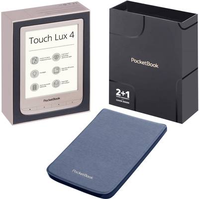 PocketBook Touch Lux 4 Limited Edition Gold inklusive Cover (Geschenkbox) eBook bralnik 15.2 cm (6.0 palec) zlata (mat)