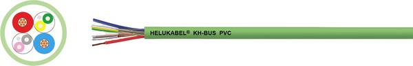 HELU 81447-500 Bus kabel  2 x 1.5 mm² + 2 x 2 x 0.6 mm² zelena 500 m