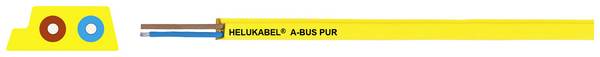 HELU 82822-500 Bus kabel  2 x 1.5 mm² črna 500 m
