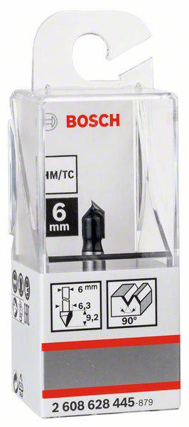 Sveder Bosch v prosojnem ohišju, premer 6 mm. Primeren za natančno vrtanje pod kotom 90 stopinj.