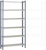 Manuflex RA2211.5007 regal s policami-osnovni modul (Š x V x G) 930 x 2600 x 300 mm jeklena tla