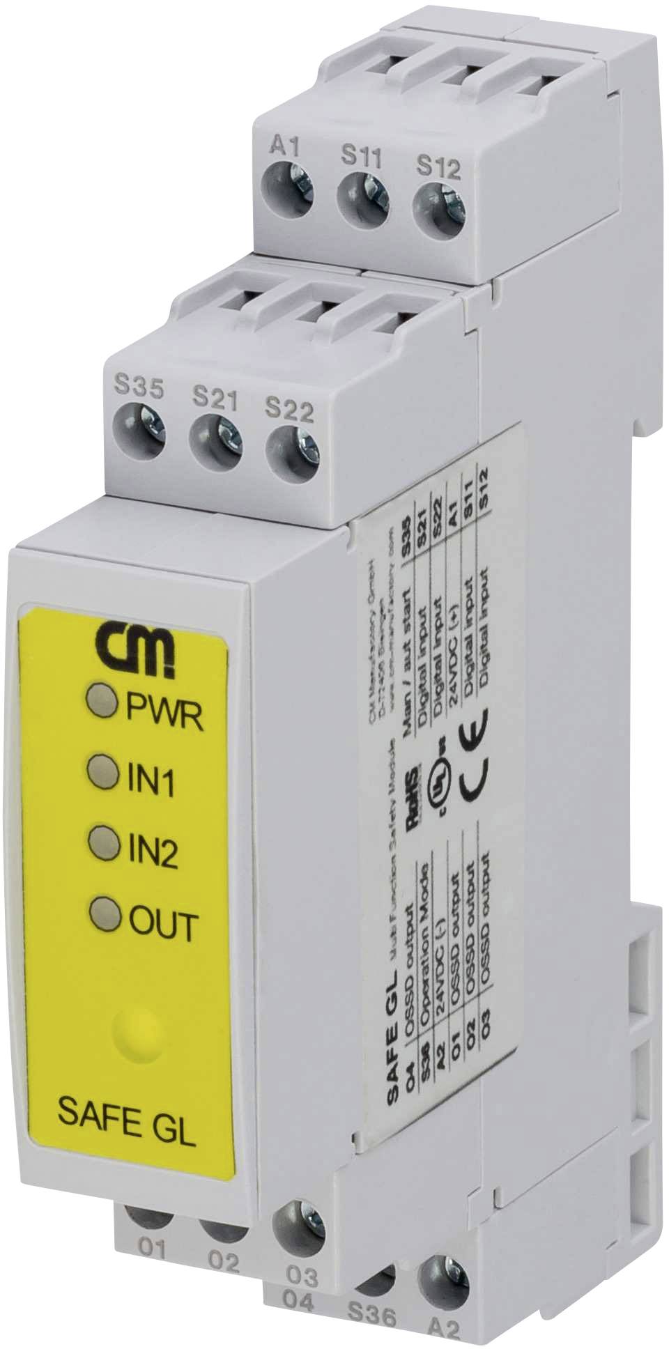 enota za zaporedno vezavo SAFE GL CM Manufactory Delovna napetost: 24 V/DC 3 zapiralo, 1 odpiralo 1 kos