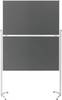 magnetoplan predstavitvena tabla Evolution plus (D x Š x V) 1530 x 1200 x 2100 mm filc siva zložljiva 1151301