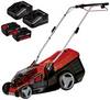 Einhell Power X-Change GE-CM 36/36 Li (2x 4,0Ah) akumulatorski akumulatorska kosilnica vklj. 2 polnilnika, vklj. 2 akumulatorja 2 x 18 V Širina reza (maks.) 36 cm Primerno za 400 m²