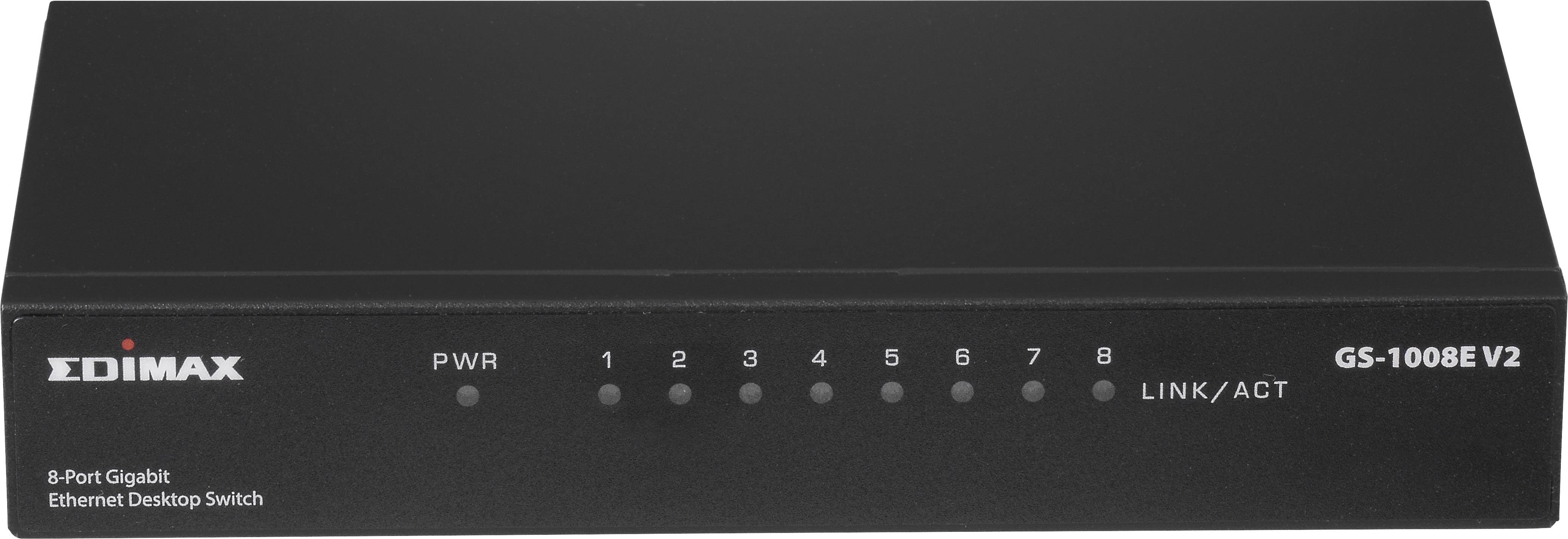 EDIMAX GS-1008E GS-1008E omrežno stikalo RJ45 8 vrat 1 GBit/s