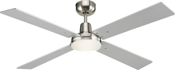 Lucci AIR Quest stropni ventilator  65 W (Ø x V) 122 cm x 40 cm srebrna z daljinskim upravljalnikom