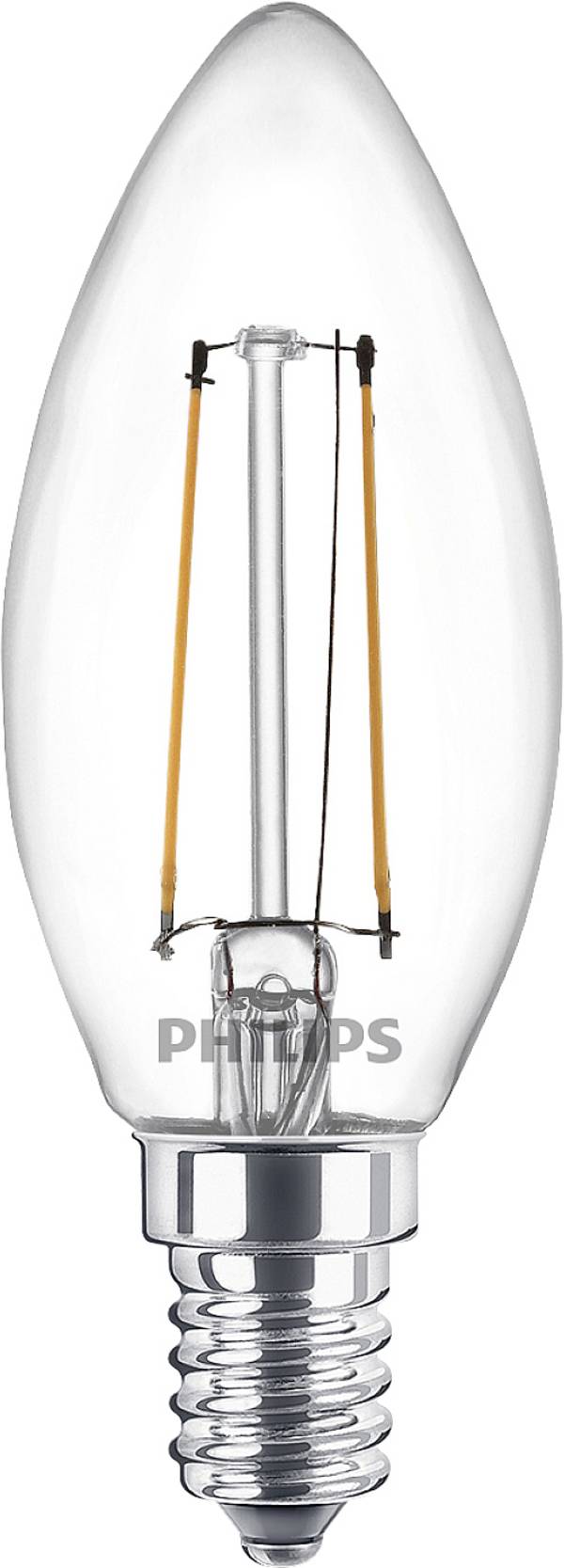 Philips LED 78205400 LED EEK E (A - G) E14 svečasta oblika 2 W = 25 W toplo bela (Ø x V) 3.5 cm x 9.7 cm  2 kos