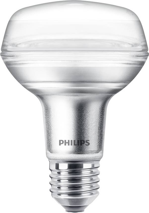 Philips LED 77385400 LED EEK F (A - G) E27 reflektor 4 W = 60 W toplo bela (Ø x D) 8 cm x 11.2 cm  1 kos