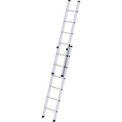 Lestev z dvema iztegovalnima deloma, iz aluminija, za doseganje višjih mest.