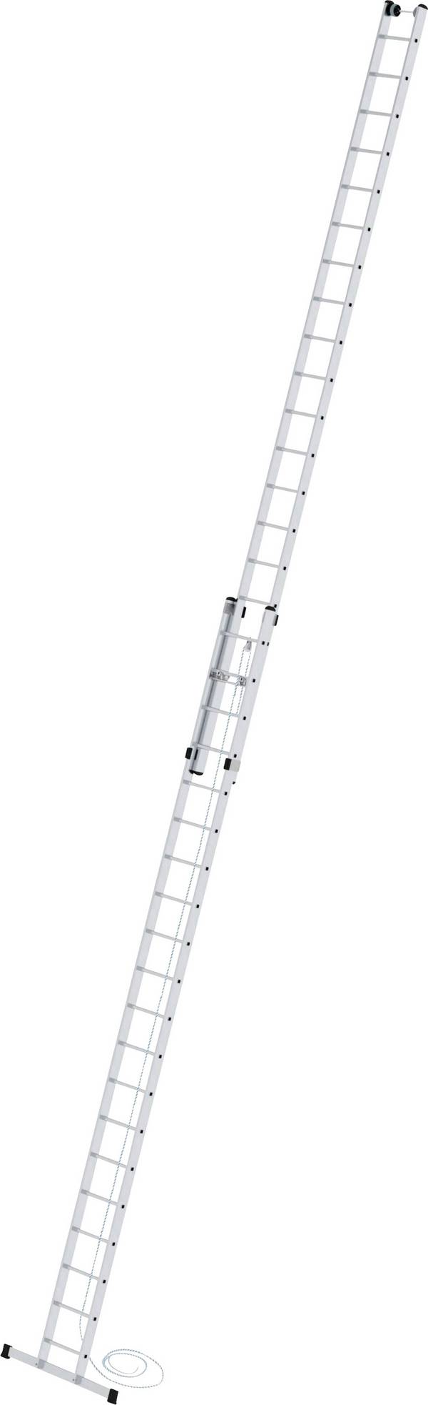 MUNK Günzburger Steigtechnik  21720 aluminij vrvna lestev montaža z orodjem Delovna višina (maks.): 11.4 m