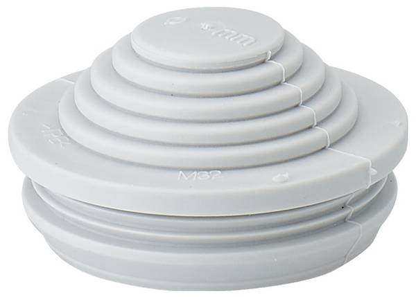 Hensel STM 32 stopničasta uvodnica    Trdnost plošče (maks.) 4 mm  svetlo siva 1 kos