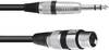 Omnitronic 30225180 XLR adapterski kabel [1x XLR vtičnica 3-polna - 1x klinken vtič 6.3 mm (stereo)] 0.90 m črna