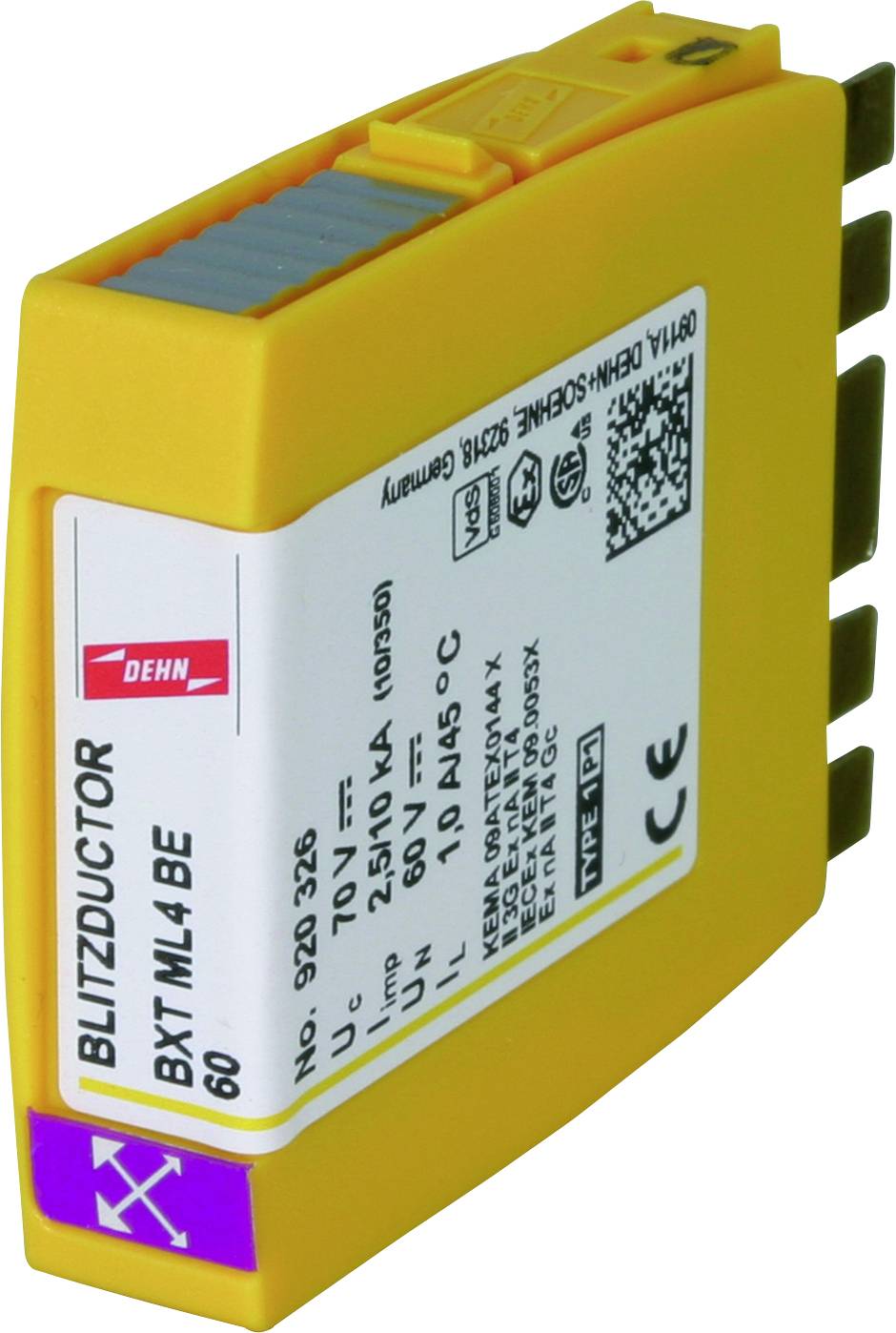 DEHN 920326 BXT ML4 BE 60 kombiniran odvodnik 20 kA 1 kos