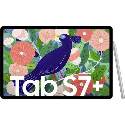 Samsung Galaxy Tab S7+  WiFi 256 GB srebrna Android-tablični računalnik 31.5 cm (12.4 palec) 3.09 GHz, 2.4 GHz, 1.8 GHz 
