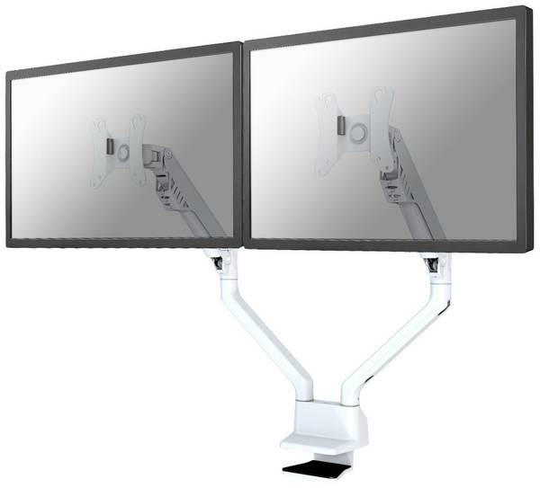 Neomounts FPMA-D750DWHITE  namizni nosilec za monitor 25,4 cm (10") - 81,3 cm (32") možnost obračanja, vrtljivi, vrtljiv nosilec, nastavljiv po višini bela